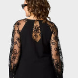 Celina - klassisches Midi-Kleid für besondere Anlässe