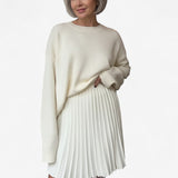 Marie™ Komplett plissierter Pullover