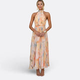Františka - Maxi Kleid Elegante Romantische Sommerveranstaltungen