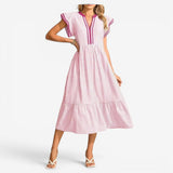 Jessie™ Midi-Kleid mit Streifen